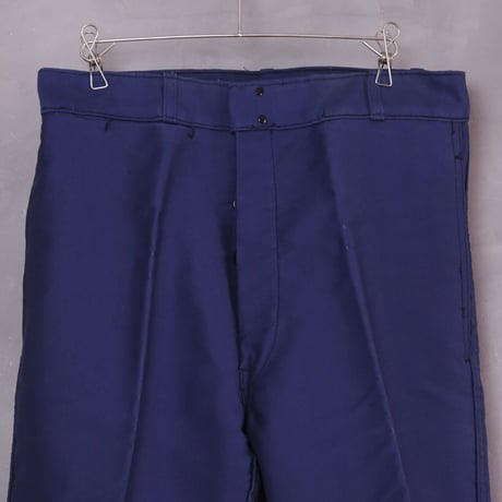 50s-60s  Le Mont St Michel Moleskin Work Trousers Size 36L  Dead stock