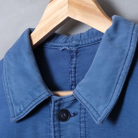40-50s Le François Blue Moleskin Jacket 2