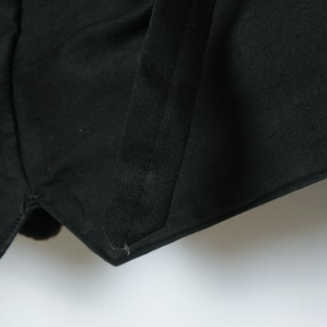 30s-40s Le Mont St Michel Corduroy×Black Moleskin Gilet