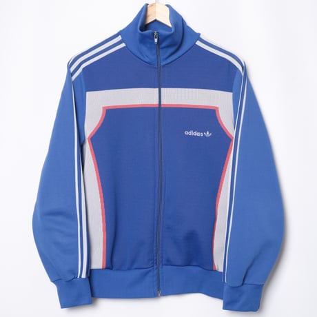 70-80s Vintage adidas Ventex Track Jacket Blue (Made in France)