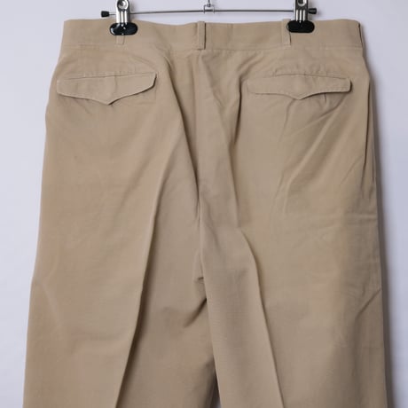 40s French Army Canvas Chino Trousers