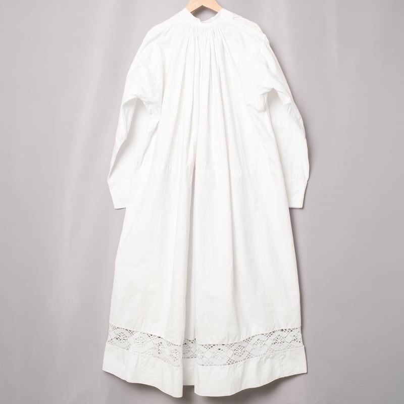 30s France Antique Cotton Church Smock 2 | Ugl