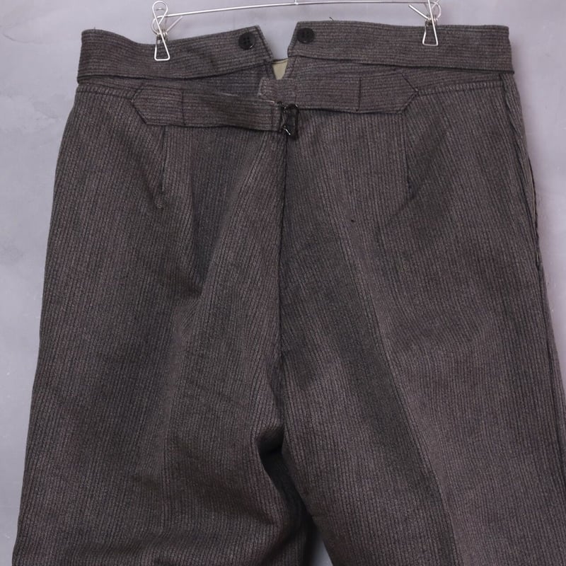 40-50s Dumont d`urville Cotton Pique Trousers