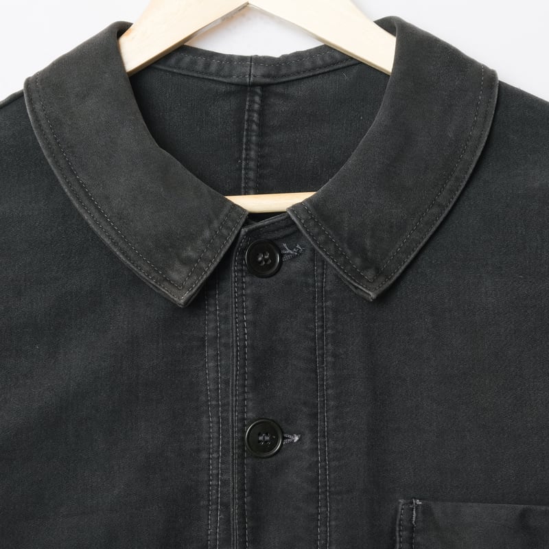 40-50s Le Mont St Michel Black Moleskin Jacket 40-50s Le Mont St Michel Black Moleskin Jacket