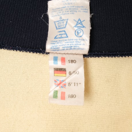 70-80s Vintage adidas Track Jacket Navy × Custard (Made in England)