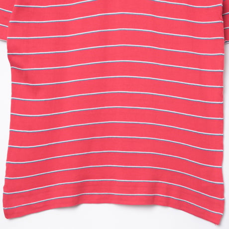 80s JOHN SMEDLEY Sea Island Cotton Half sleeves Polo Shirt Red（Made in England)
