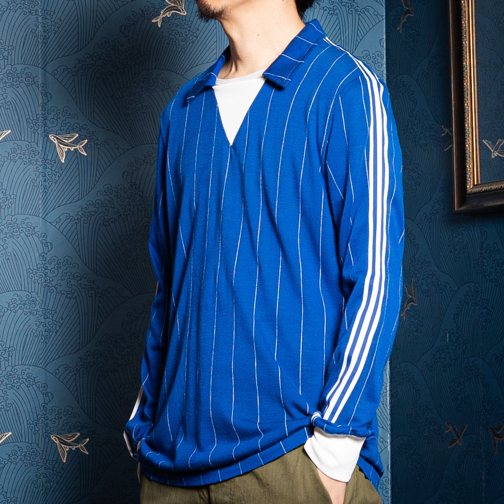 70-80s Vintage adidas Ventex Game Shirt Striped