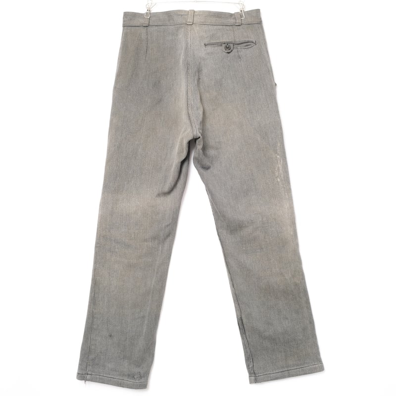 50-60s France Vintage Cotton Pique Trousers | 50-60s France Vintage Cotton Pique Trousers |