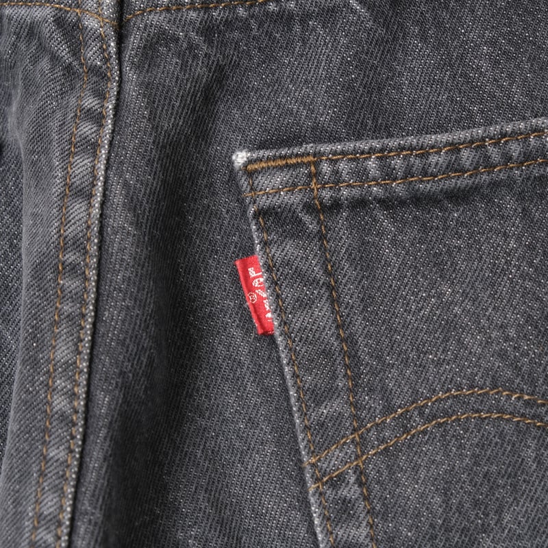 80s Euro Levi's 501 Black Denim Trousers (Made