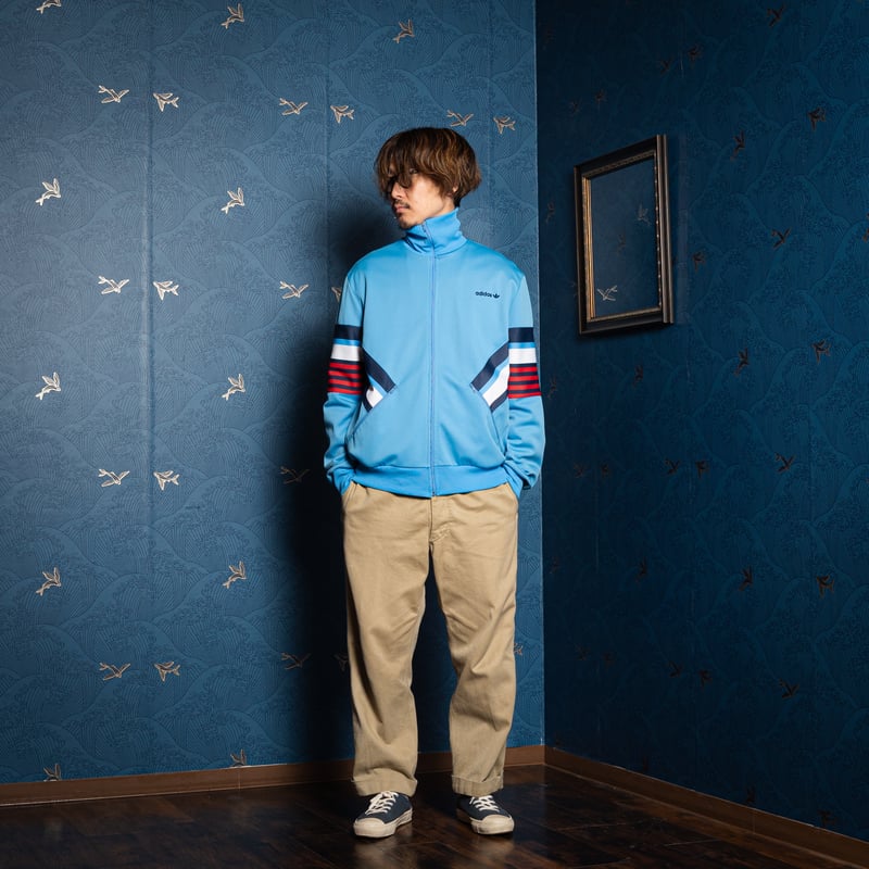 70-80s Vintage adidas Track Jacket Light Blue × 70-80s Vintage adidas Track Jacket Light Blue ×