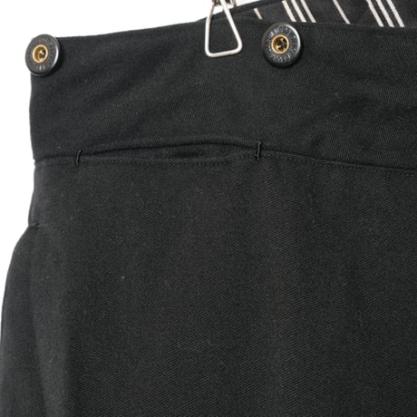 -30s France Antique Belle Jardiniere Wool Trousers 1