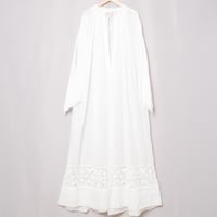 France Antique Linen Church Smock