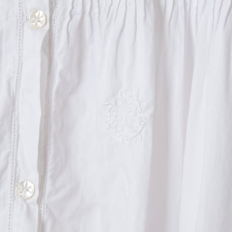 1900s French Antique Cotton Night Dress 2