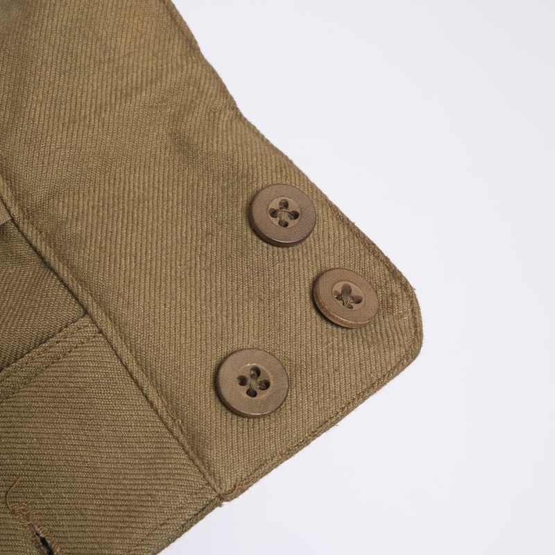 French Army M47 Trousers First 3 Wood Buttons S