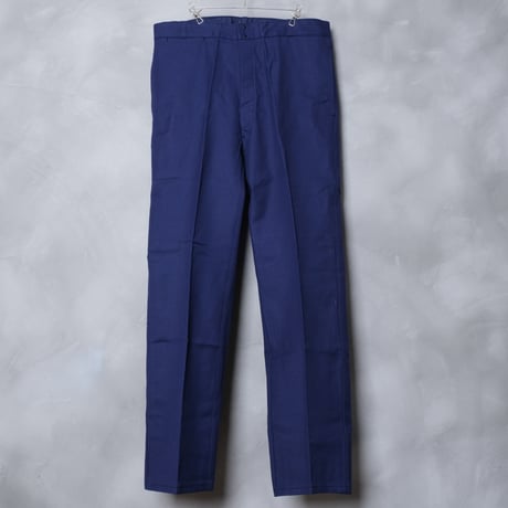 40s-50s  Le Mont St Michel Cotton Twill Work Trousers Size 44L Dead Stock