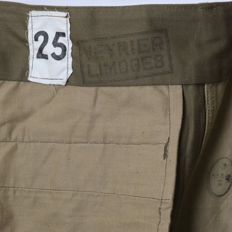 French Army M47 Trousers 移行期  HBT Size 25 Deadstock