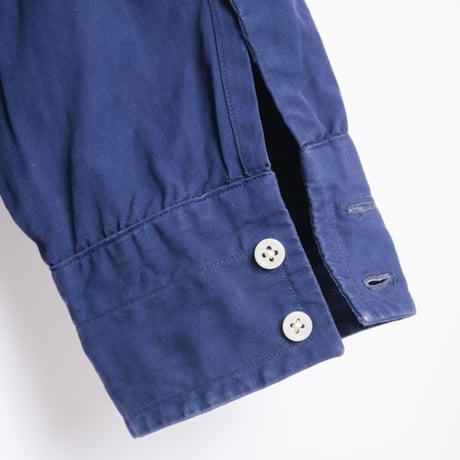 60s Euro Vintage Blue Knit Work Jacket