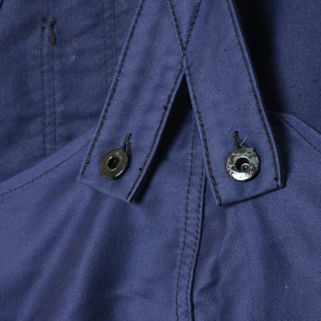 40-50s French Vintage Le MontSt Michel Moleskin Overalls Dead Stock
