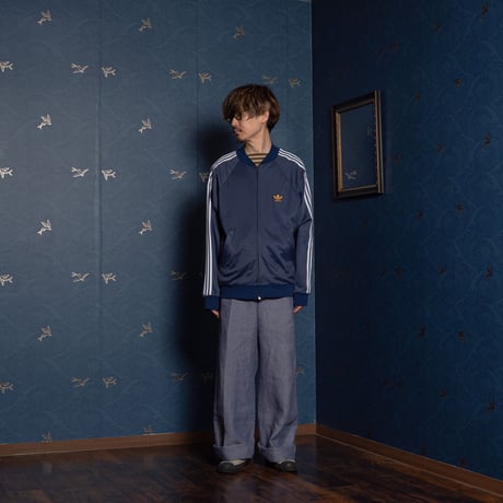 70-80s Vintage adidas ATP Track Jacket Navy (Made in France)