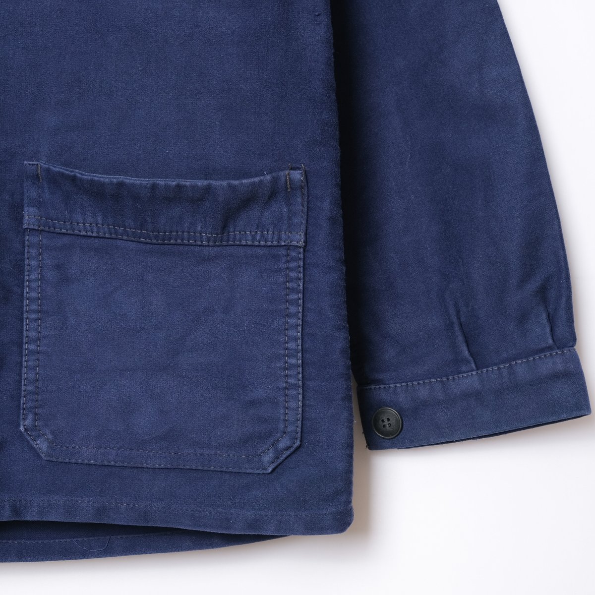 50-60s France Vintage Dumont d'Urville Blue M 50-60s France Vintage Dumont d'Urville Blue M