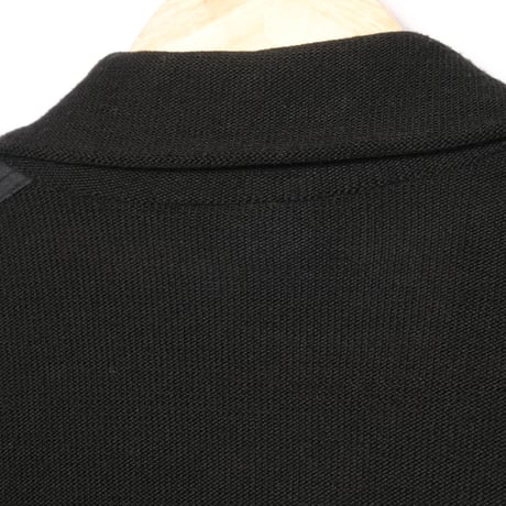 70-80s Vintage adidas  EIN SCHWAHN Button Knit Jacket Black (Made in West Germany)