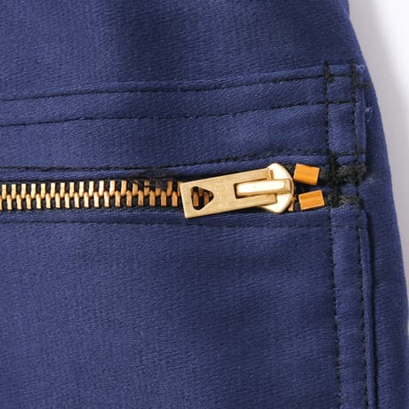 40-50s Le Mont St Michel  Blue Moleskin Work Overalls Dead Stock