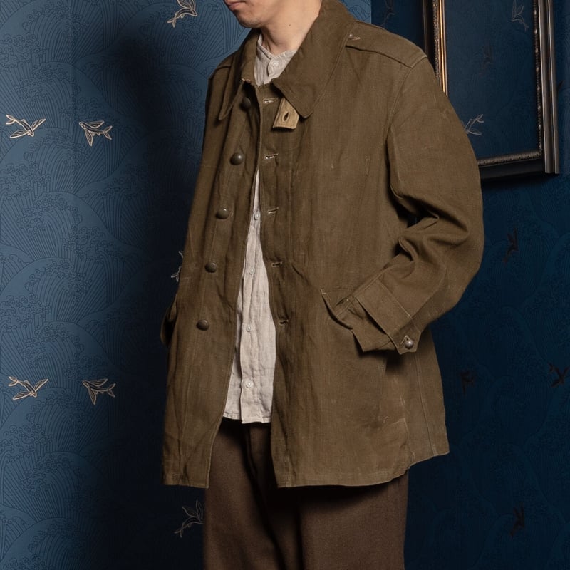 40s French Army M-35 リネン 1940s】
