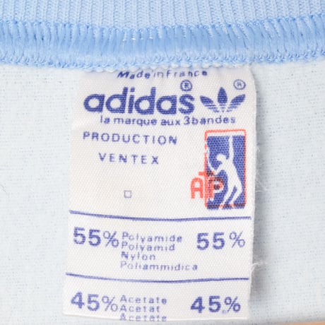 70-80s Vintage adidas VENTEX ATP Light Blue Track Jacket(Made in France)