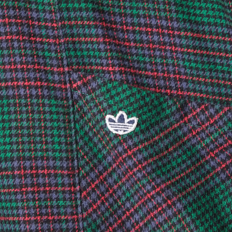 80s Vintage adidas Ventex Checked Shirt（Made in France）