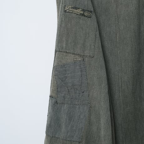 30-40s Le travailleur Black Chambray Atelier Coat