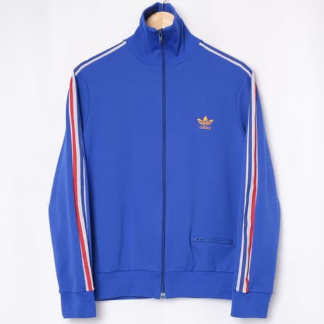 70s Vintage adidas Ventex Track Jacket Blue×Tricolor (Made in France)