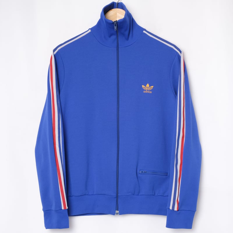 70s Vintage adidas Ventex Track Jacket Blue×Tri...