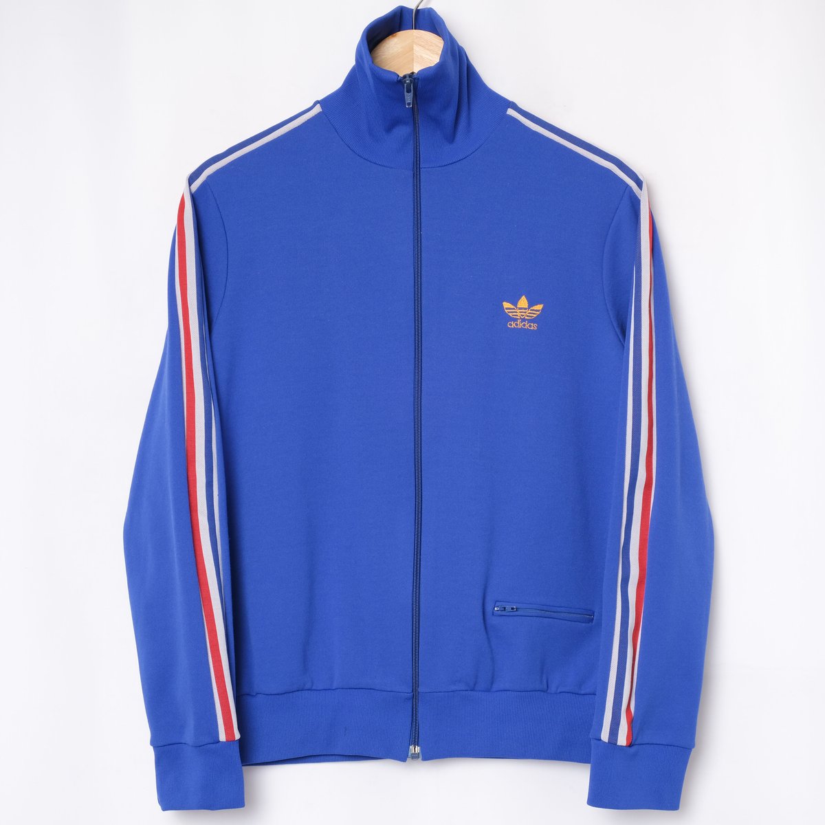 70s Vintage adidas Ventex Track Jacket Blue×Tri 70s Vintage adidas Ventex Track Jacket Blue×Tri