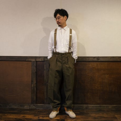 40-50s French Army  Alpine Wool Trousers Deadstock