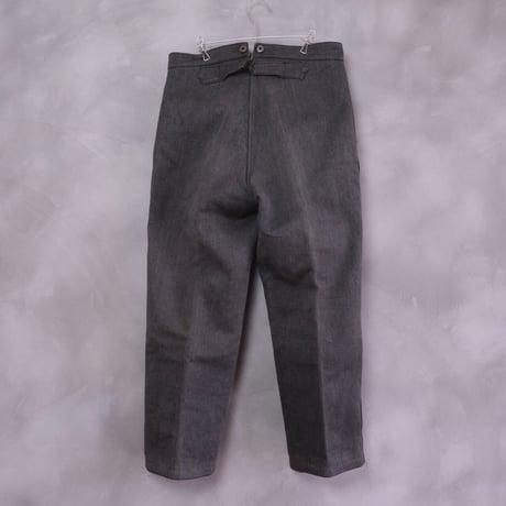 40-50s Le Mont Saint Michel Cotton Pique Trousers