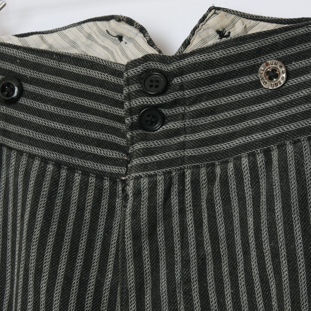 30-40s French Vintage Stripe Wool Trousers | U 30-40s French Vintage Stripe Wool Trousers | U