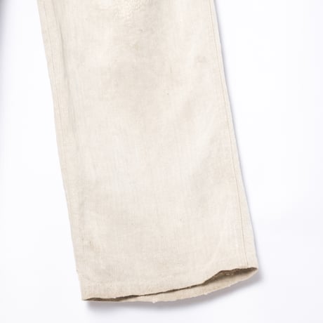-30s French Army Linen HBT Bourgeron Trousers 2