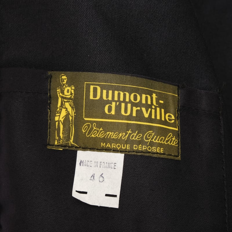 50s Dumont d'Urville ブラックモールスキンジャケット 50s Dumont d'Urville ブラックモールスキンジャケット 【公式通販】