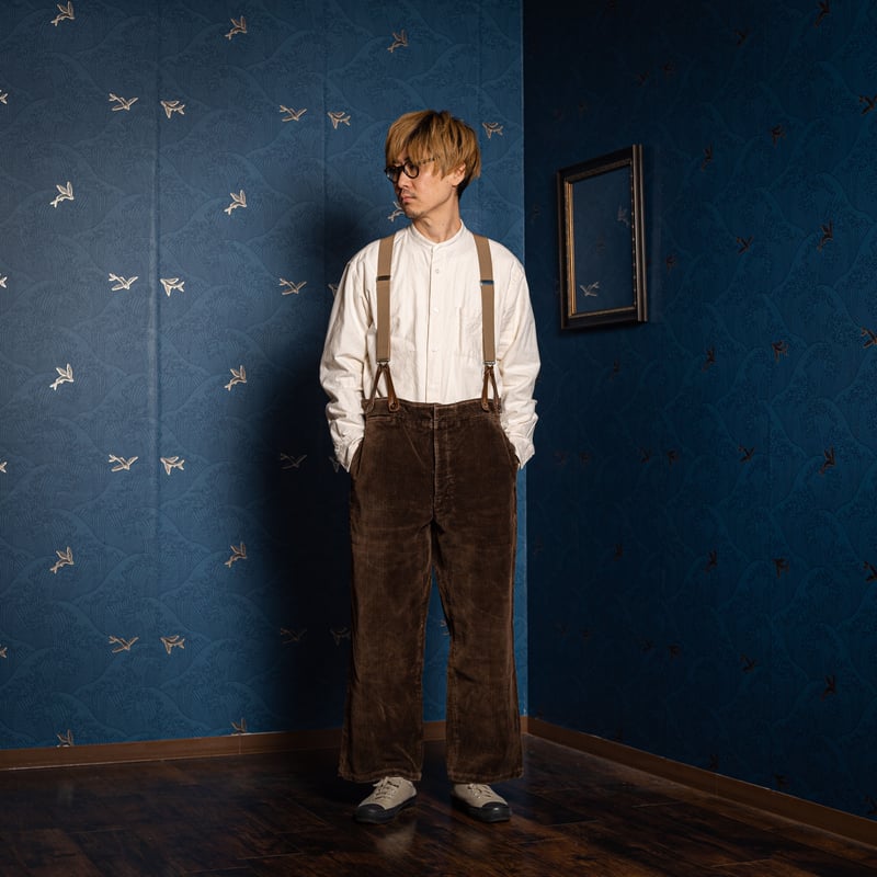 30-40s France Vintage Corduroy Trousers | Ugla