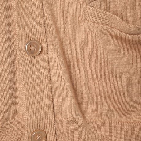 70s JOHN SMEDLEY Wool Cardigan（Made in England）
