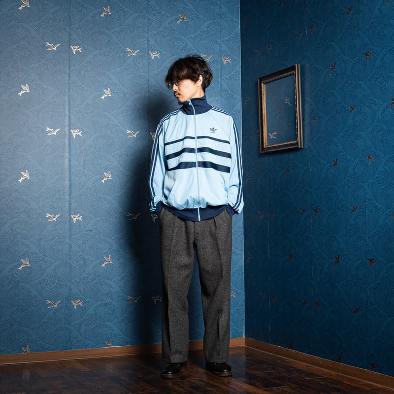 70-80s Vintage adidas Ventex Track Jacket Model