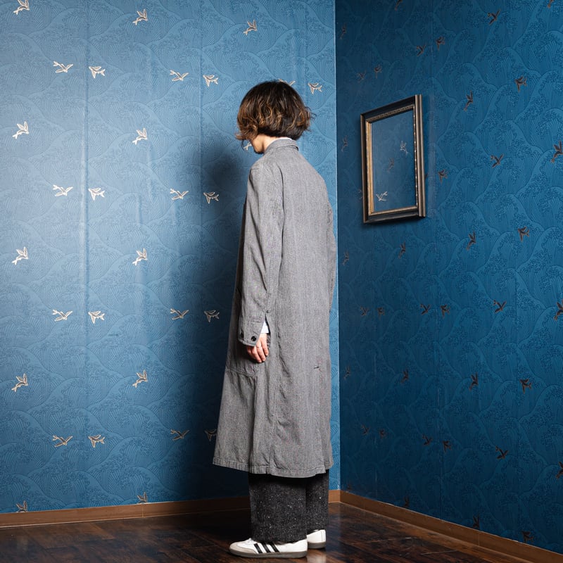 40-50s France Vintage Black Chambray Atelier Co