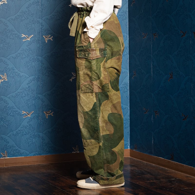 Belgian Army Brush Camo Trousers Late Size 4 |
