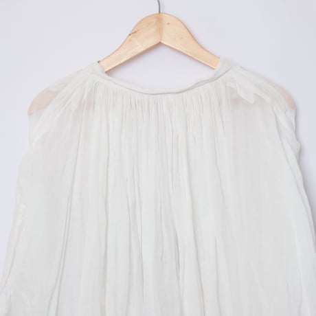 ~1940s  French Vintage Linen Church Smock
