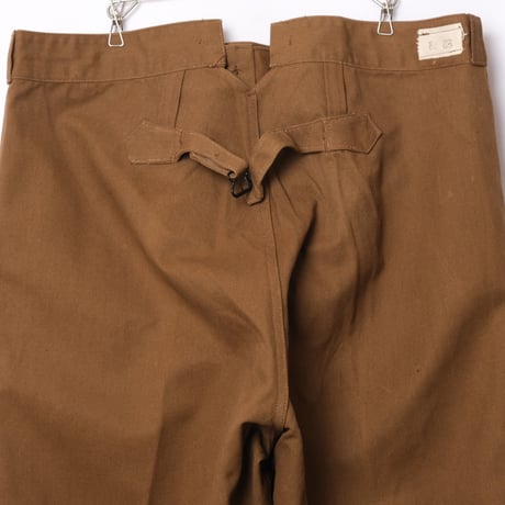 40-50s French Vintage SNCF Work Trousers Dead Stock