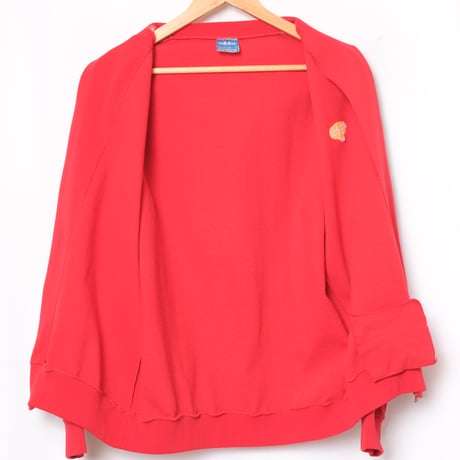 60s Vintage adidas Ventex Track Jacket Late World Mark Red (Made in France)