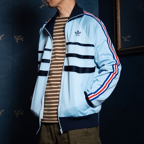 70-80s Vintage adidas Ventex Track Jacket Model  First Football France Team (Made in France)