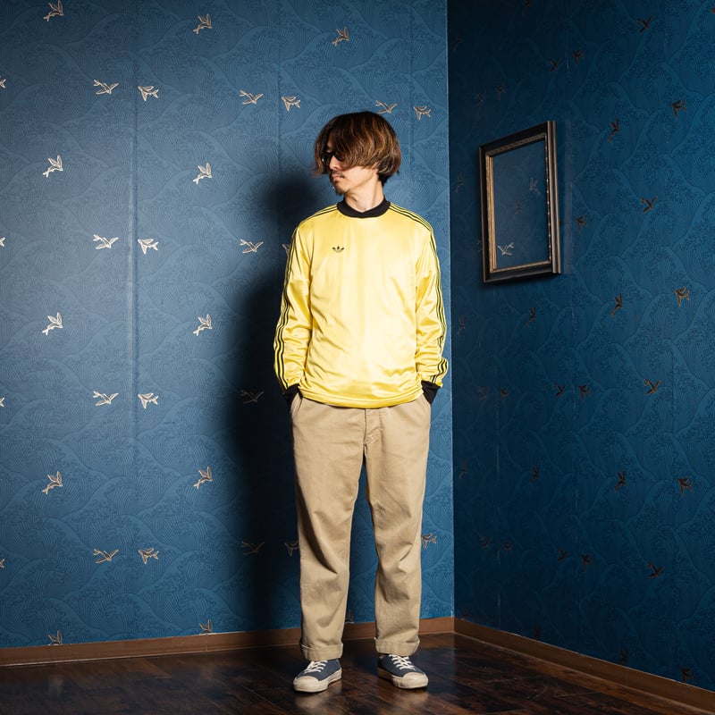 70-80s Vintage adidas Ventex Game Shirt Yellow