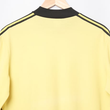 70-80s Vintage adidas Ventex Game Shirt Yellow × Black（Made in France）