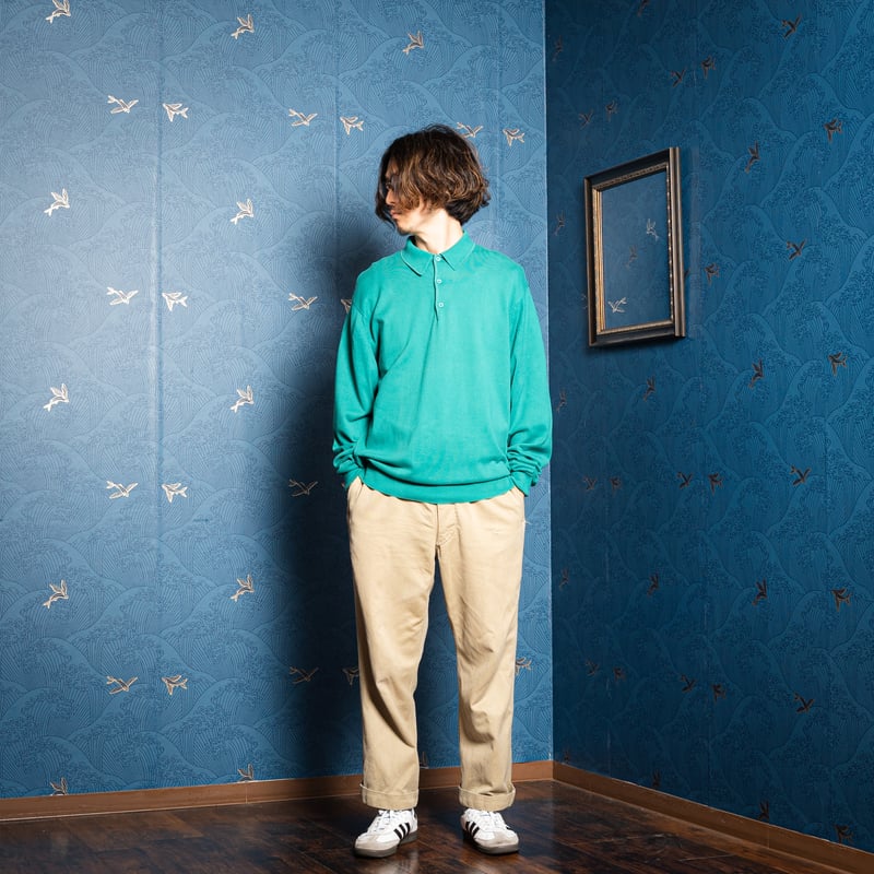 80s JOHN SMEDLEY Sea Island Cotton Polo（Made in